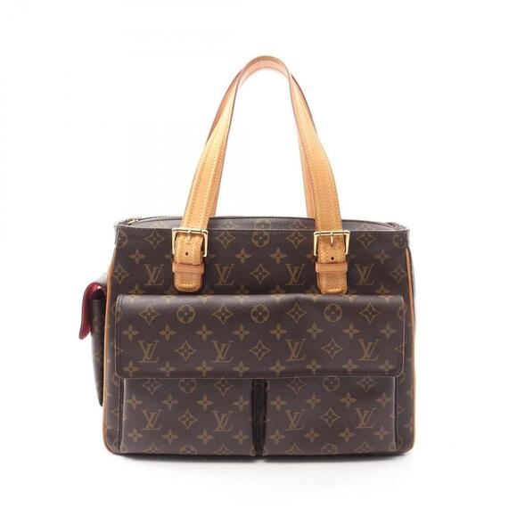 LOUIS VUITTON Brown Monogram Leather Bag - Picture 1 of 9